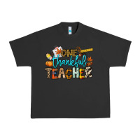 Pigment Black One thankful Teacher Urban Heavy Tee - NancyCooperArtShop