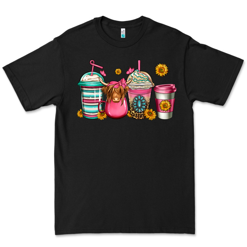 Longhaired Cow Coffee Cups Premium Tee by Jasminsmagicworld | Teevron