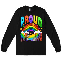 Black Western Proud Mom Long Sleeve Tee - BundleAndBundleShop