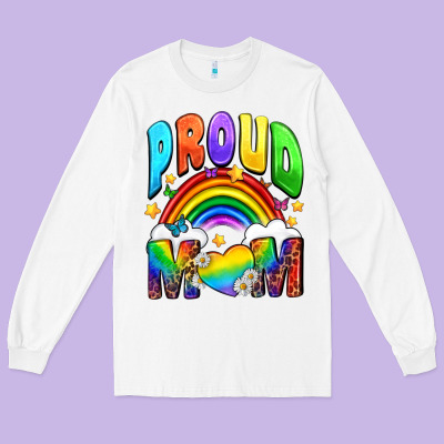 Western Proud Mom Long Sleeve Tee Designed By Bundleandbundleshop