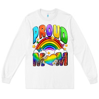 White Western Proud Mom Long Sleeve Tee - BundleAndBundleShop