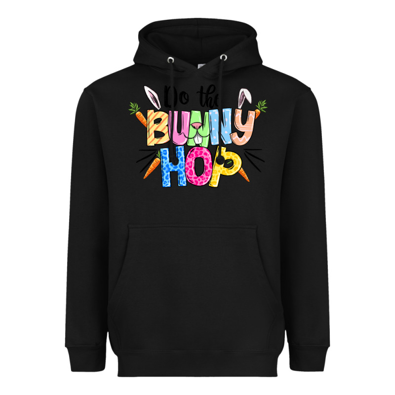 Do The Bunny Hop Easter Heavyweight Hoodie by CowGirlArtShop | Teevron