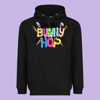 Do The Bunny Hop Easter Heavyweight Hoodie Designed By Cowgirlartshop