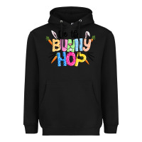 Black do the bunny hop easter Heavyweight Hoodie - CowGirlArtShop