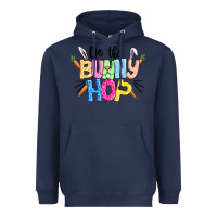 Navy do the bunny hop easter Heavyweight Hoodie - CowGirlArtShop