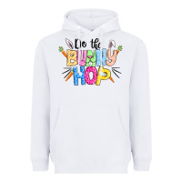 White do the bunny hop easter Heavyweight Hoodie - CowGirlArtShop