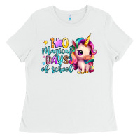 White 100 magical days of school Ladies Tee - Artiststas