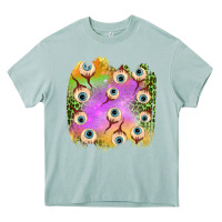 Arona eyes leopard halloween patch Heavy Core Tee - BundleAndBundleShop