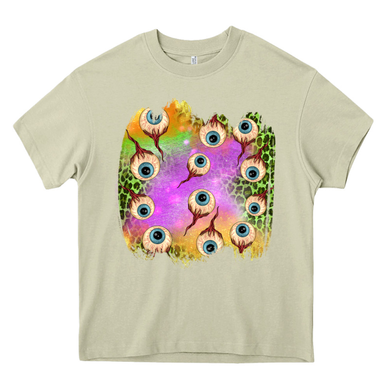 Eyes Leopard Halloween Patch Heavy Core Tee by BundleAndBundleShop | Teevron