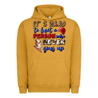 Pigment Peanut Butter It's Hard To Beat A Person Who Never Gives Up Urban Hoodie - BundleAndBundleShop