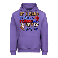Tulip It's Hard To Beat A Person Who Never Gives Up Urban Hoodie - BundleAndBundleShop