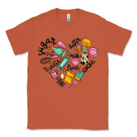 Copper vanilla eggs sugar cocoa and kitchen heart Classic Tee - MaliasSmallBusiness