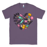 Lavender vanilla eggs sugar cocoa and kitchen heart Classic Tee - MaliasSmallBusiness