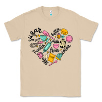 Mushroom vanilla eggs sugar cocoa and kitchen heart Classic Tee - MaliasSmallBusiness