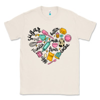 Natural vanilla eggs sugar cocoa and kitchen heart Classic Tee - MaliasSmallBusiness