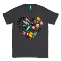 Smoke vanilla eggs sugar cocoa and kitchen heart Classic Tee - MaliasSmallBusiness