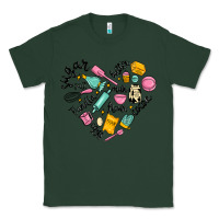 Sports Green vanilla eggs sugar cocoa and kitchen heart Classic Tee - MaliasSmallBusiness