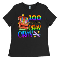 Black 100 days of cray cray Ladies Tee - Artiststas