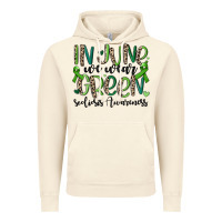 Vintage Artic in june we wear green scoliosis awareness Vintage Hoodie - MaliasSmallBusiness