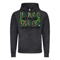 In June We Wear Green Scoliosis Awareness Vintage Hoodie | Teevron