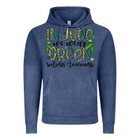 Vintage Denim in june we wear green scoliosis awareness Vintage Hoodie - MaliasSmallBusiness