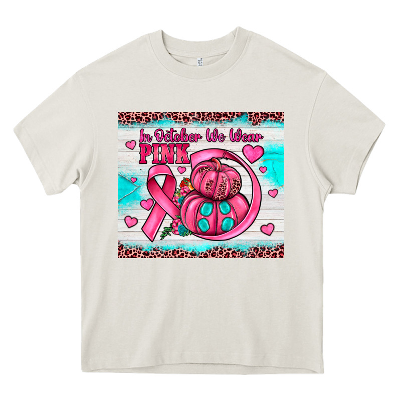 In October We Wear Pink Heavy Core Tee by JahusDesignShop | Teevron