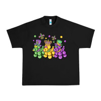 Black mardi gras bead dogs Urban Heavy Tee - MaliasSmallBusiness