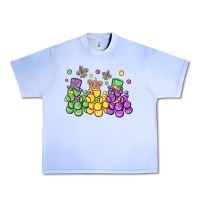 Grape Ice mardi gras bead dogs Urban Heavy Tee - MaliasSmallBusiness