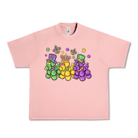 Salmon mardi gras bead dogs Urban Heavy Tee - MaliasSmallBusiness