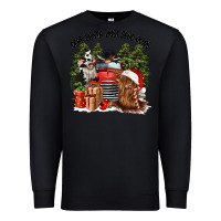 Black dear santa just send cows Premium Sweatshirt - CowGirlArtShop