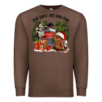 Chestnut dear santa just send cows Premium Sweatshirt - CowGirlArtShop