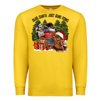 Lemon dear santa just send cows Premium Sweatshirt - CowGirlArtShop
