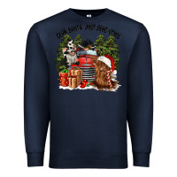 Navy dear santa just send cows Premium Sweatshirt - CowGirlArtShop
