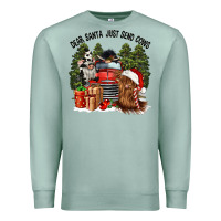 Seafoam dear santa just send cows Premium Sweatshirt - CowGirlArtShop