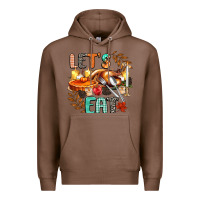 Chestnut lets eat Premium Hoodie - CowGirlArtShop