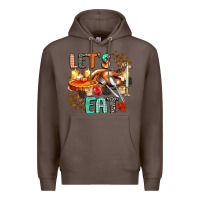 Coffee lets eat Premium Hoodie - CowGirlArtShop