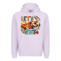 Lilac lets eat Premium Hoodie - CowGirlArtShop