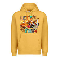 Mustard lets eat Premium Hoodie - CowGirlArtShop