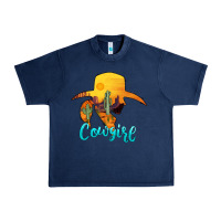 Navy cowgirl western Urban Heavy Tee - AdoDesignShop