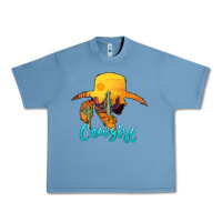 Pebble Blue cowgirl western Urban Heavy Tee - AdoDesignShop