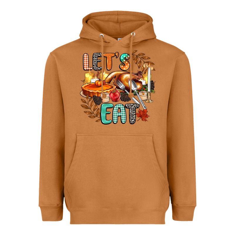 Lets Eat Heavyweight Hoodie by CowGirlArtShop | Teevron