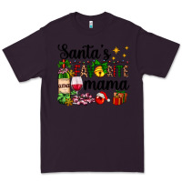 Plum santa's favorite mama Premium Tee - AdoDesignShop