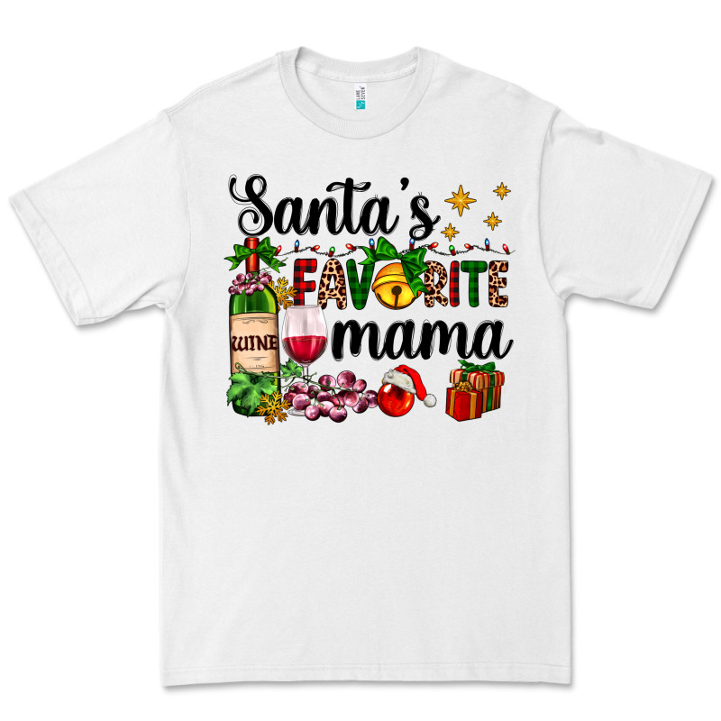 Santa's Favorite Mama Premium Tee by AdoDesignShop | Teevron