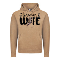Vintage Coffee lineman wife Vintage Hoodie - MaliasSmallBusiness