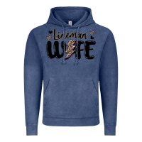 Vintage Denim lineman wife Vintage Hoodie - MaliasSmallBusiness