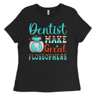 Black dentist make great flossophers Ladies Tee - JahusDesignShop