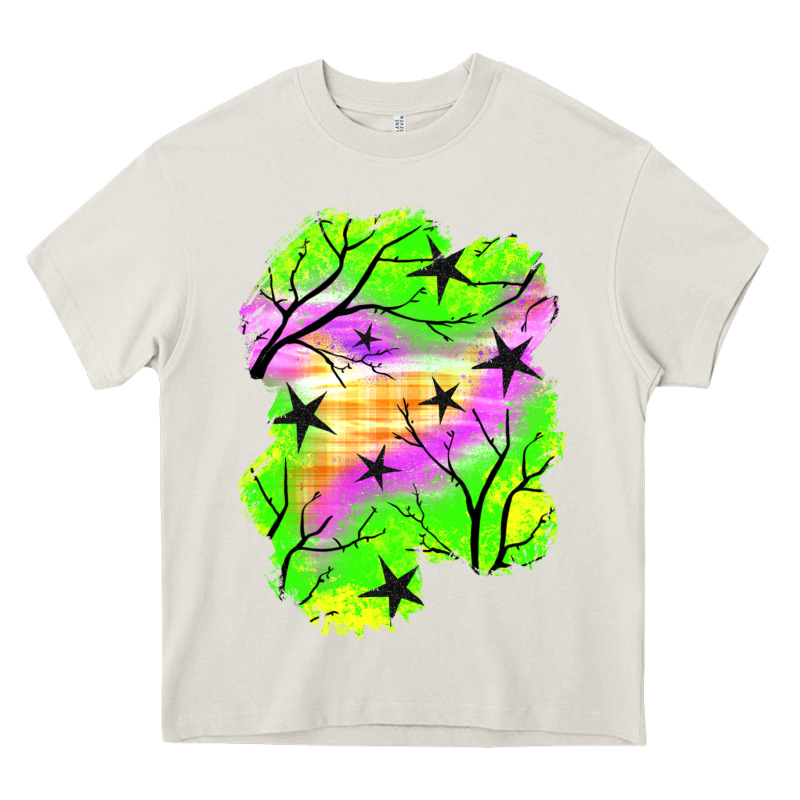 Star Halloween Patch Heavy Core Tee by BundleAndBundleShop | Teevron