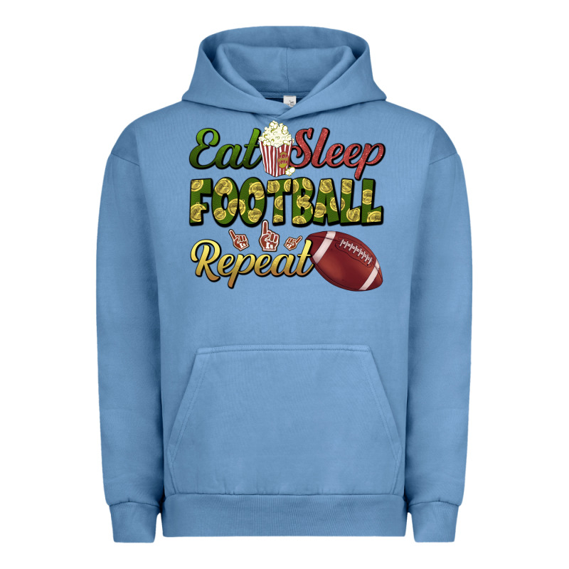 Eat Sleep Football Repeat Urban Hoodie by BundleAndBundleShop | Teevron