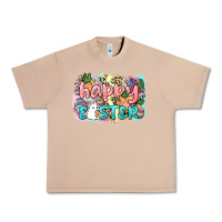 Burro Happy Easter Urban Heavy Tee - NancyCooperArtShop