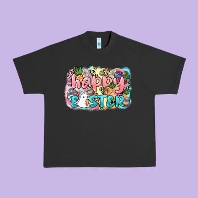 Happy Easter Urban Heavy Tee Designed By Nancycooperartshop